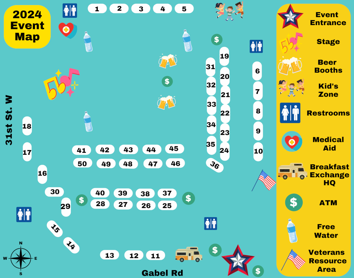 Food Truck Map - Food Truck Battle on the Yellowstone 2023
